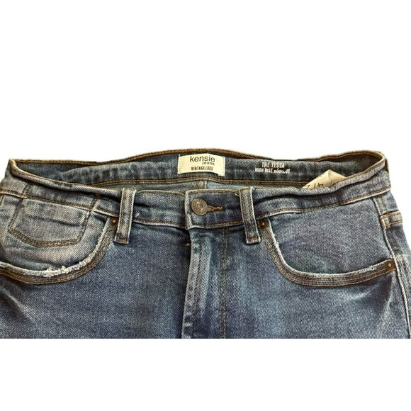 Kensie Jeans Tessa High Rise Bootcut Denim Size 4/27 Vintage Luxe Blue Stretch - Picture 5 of 5
